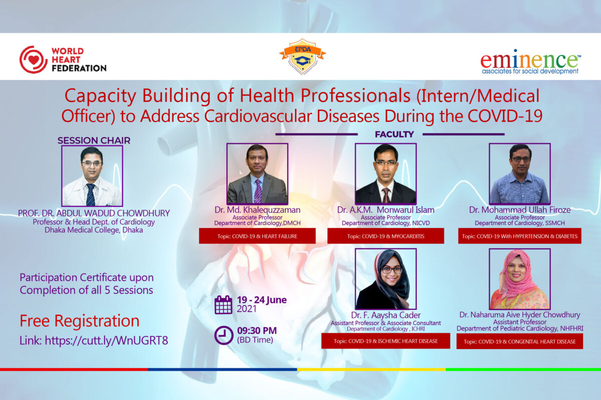 Capacity Building of Health Professionals to Address Cardiovascular Diseases During COVID-19